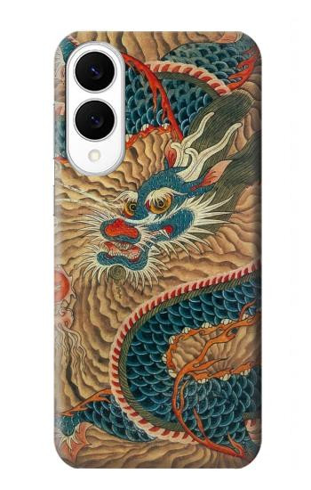 S3541 Dragon Cloud Painting Case For Samsung Galaxy S25 Edge