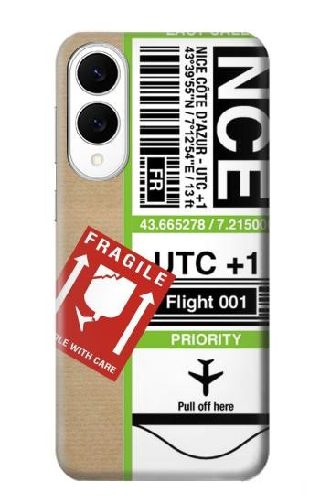 S3543 Luggage Tag Art Case For Samsung Galaxy S25 Edge