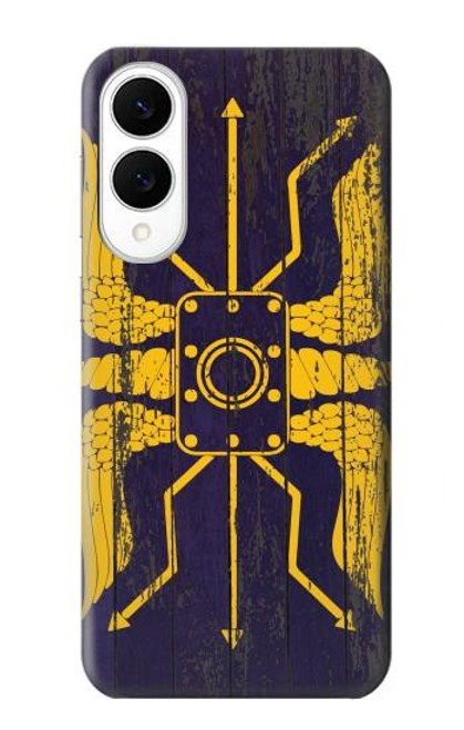 S3546 Roman Shield Blue Case For Samsung Galaxy S25 Edge