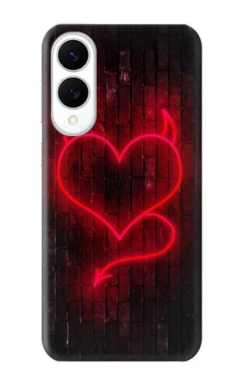 S3682 Devil Heart Case For Samsung Galaxy S25 Edge