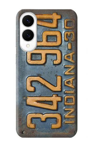 S3750 Vintage Vehicle Registration Plate Case For Samsung Galaxy S25 Edge
