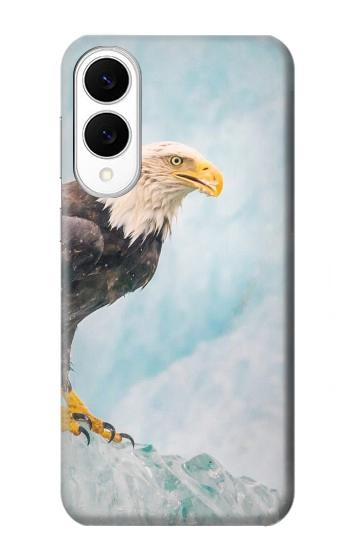 S3843 Bald Eagle On Ice Case For Samsung Galaxy S25 Edge