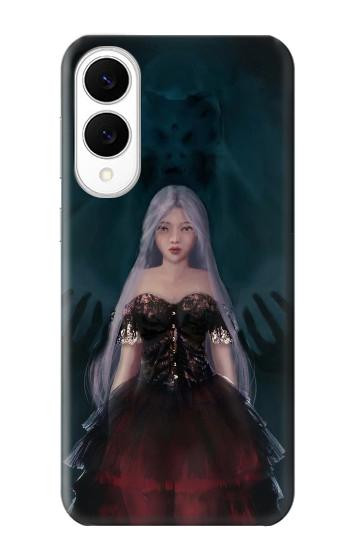 S3847 Lilith Devil Bride Gothic Girl Skull Grim Reaper Case For Samsung Galaxy S25 Edge