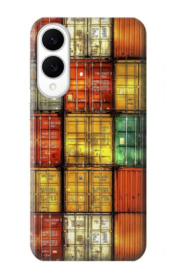 S3861 Colorful Container Block Case For Samsung Galaxy S25 Edge