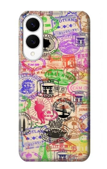 S3904 Travel Stamps Case For Samsung Galaxy S25 Edge