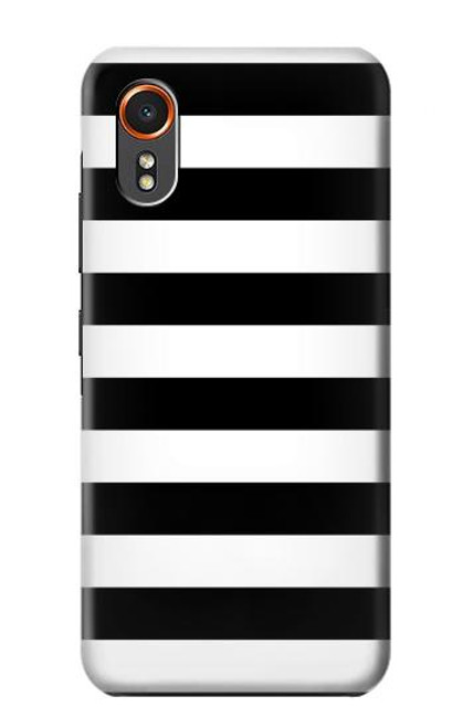 S1596 Black and White Striped Case For Samsung Galaxy XCover7