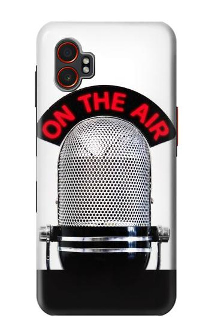 S2381 Vintage Radio Microphone On The Air Case For Samsung Galaxy XCover7 Pro