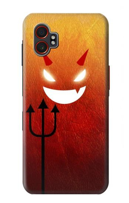 S2454 Red Cute Little Devil Cartoon Case For Samsung Galaxy XCover7 Pro