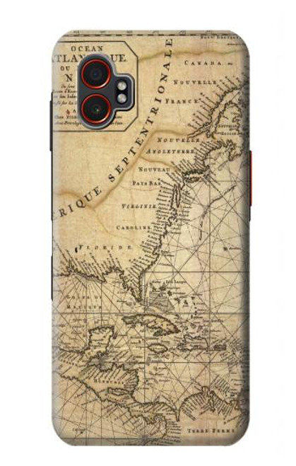 S2506 Exploration North America Map Case For Samsung Galaxy XCover7 Pro
