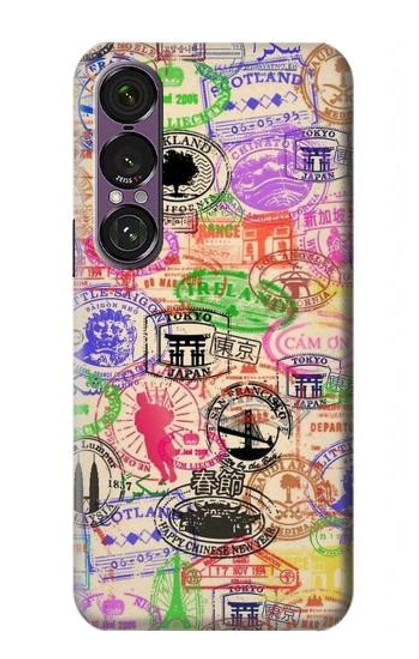 S3904 Travel Stamps Case For Sony Xperia 1 VII