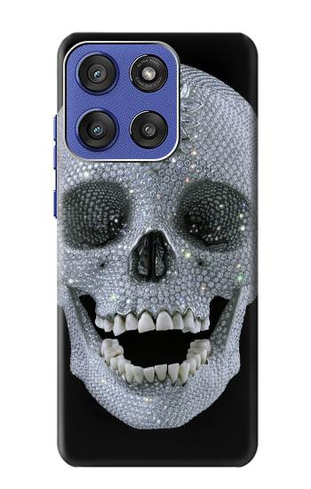 S1286 Diamond Skull Case For Motorola Moto G Stylus 5G (2025,2026), Edge 60 Stylus
