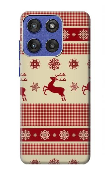 S2310 Christmas Snow Reindeers Case For Motorola Moto G Stylus 5G (2025,2026), Edge 60 Stylus