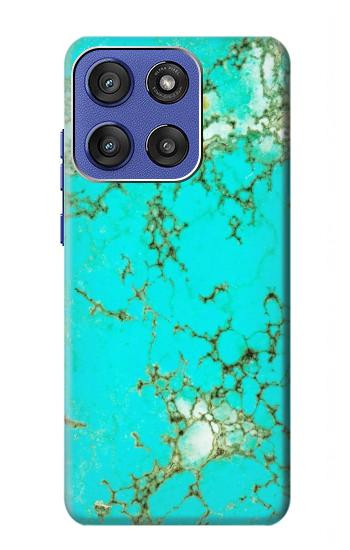 S2377 Turquoise Gemstone Texture Graphic Printed Case For Motorola Moto G Stylus 5G (2025,2026), Edge 60 Stylus
