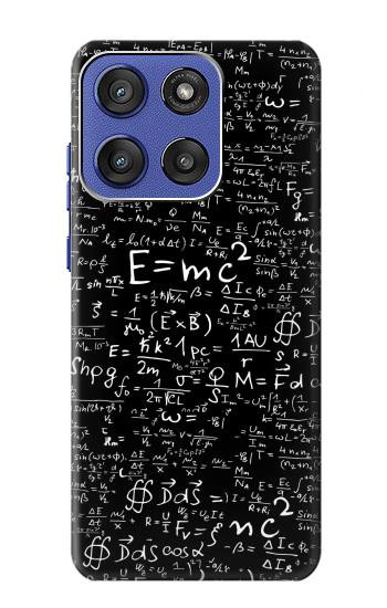 S2574 Mathematics Physics Blackboard Equation Case For Motorola Moto G Stylus 5G (2025,2026), Edge 60 Stylus