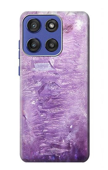 S2690 Amethyst Crystals Graphic Printed Case For Motorola Moto G Stylus 5G (2025,2026), Edge 60 Stylus