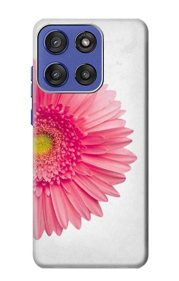 S3044 Vintage Pink Gerbera Daisy Case For Motorola Moto G Stylus 5G (2025), Edge 60 Stylus