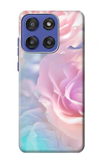 S3050 Vintage Pastel Flowers Case For Motorola Moto G Stylus 5G (2025,2026), Edge 60 Stylus
