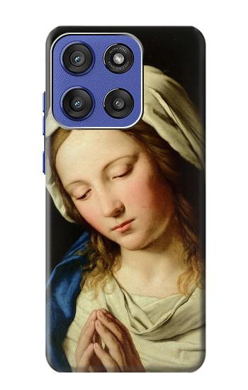 S3476 Virgin Mary Prayer Case For Motorola Moto G Stylus 5G (2025,2026), Edge 60 Stylus