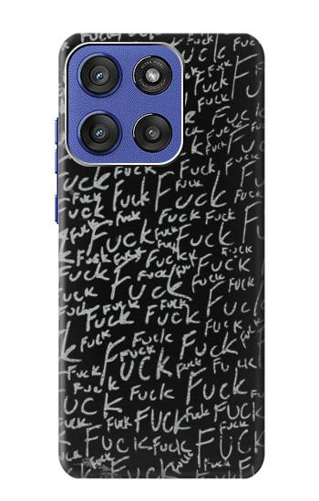S3478 Funny Words Blackboard Case For Motorola Moto G Stylus 5G (2025,2026), Edge 60 Stylus