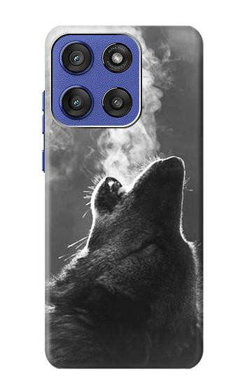 S3505 Wolf Howling Case For Motorola Moto G Stylus 5G (2025,2026), Edge 60 Stylus