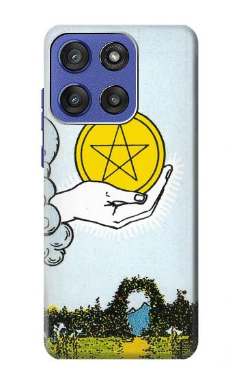 S3722 Tarot Card Ace of Pentacles Coins Case For Motorola Moto G Stylus 5G (2025,2026), Edge 60 Stylus