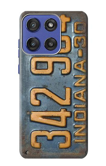 S3750 Vintage Vehicle Registration Plate Case For Motorola Moto G Stylus 5G (2025,2026), Edge 60 Stylus