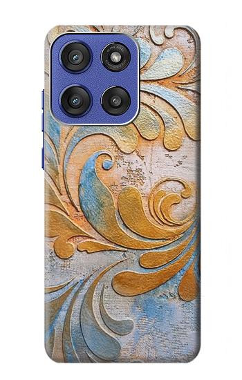 S3875 Canvas Vintage Rugs Case For Motorola Moto G Stylus 5G (2025,2026), Edge 60 Stylus