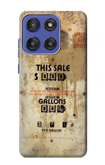S3954 Vintage Gas Pump Case For Motorola Moto G Stylus 5G (2025,2026), Edge 60 Stylus