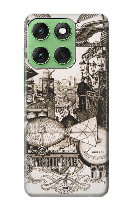 S1681 Steampunk Drawing Case For Motorola Edge 60
