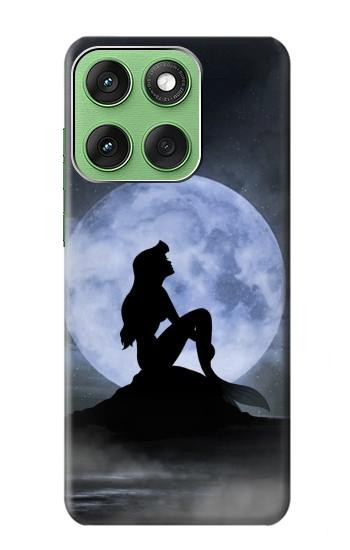 S2668 Mermaid Silhouette Moon Night Case For Motorola Edge 60