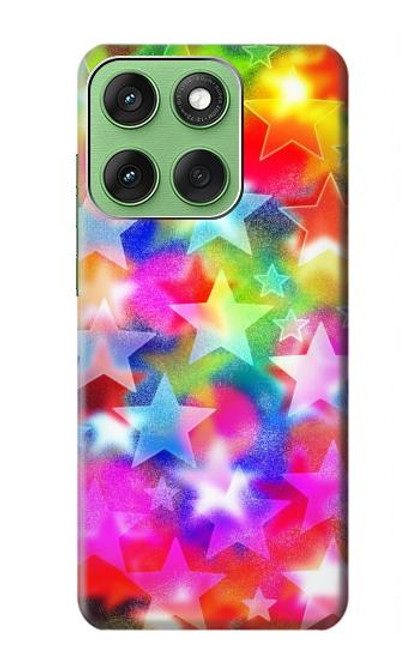 S3292 Colourful Disco Star Case For Motorola Edge 60