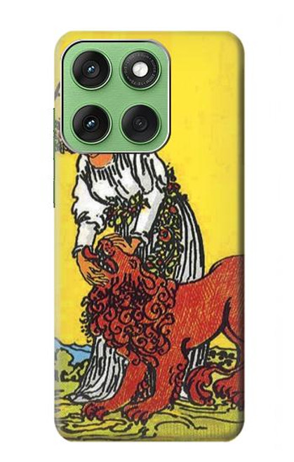 S3458 Strength Tarot Card Case For Motorola Edge 60