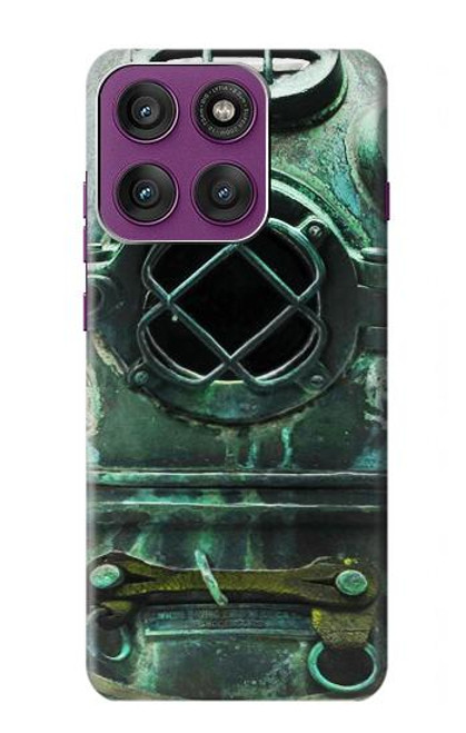 S2632 Antique Vintage Deep Sea Diver Helmet Case For Motorola Edge 60 Pro