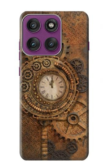 S3401 Clock Gear Steampunk Case For Motorola Edge 60 Pro