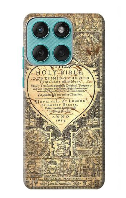 S0330 Bible Page Case For Motorola Edge 60 Fusion