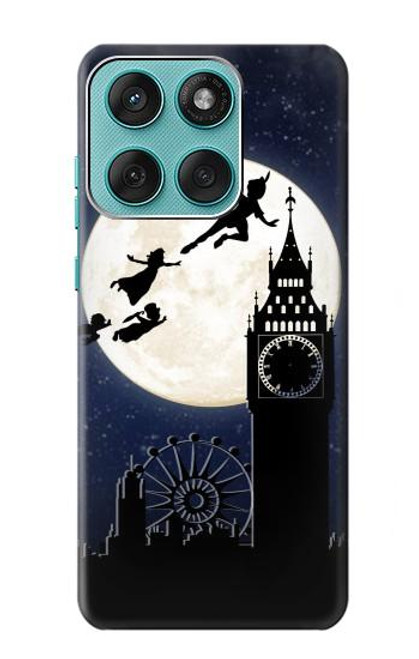 S3249 Peter Pan Fly Full Moon Night Case For Motorola Edge 60 Fusion