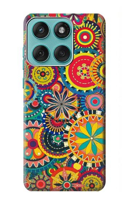 S3272 Colorful Pattern Case For Motorola Edge 60 Fusion