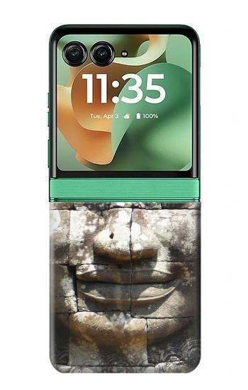 S0314 Ancient Cambodian Buddhism Case For Motorola Razr 70+,60+, Razr+ (2026, 2025, 2024)