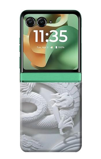 S0386 Dragon Carving Case For Motorola Razr 70+,60+, Razr+ (2026, 2025, 2024)