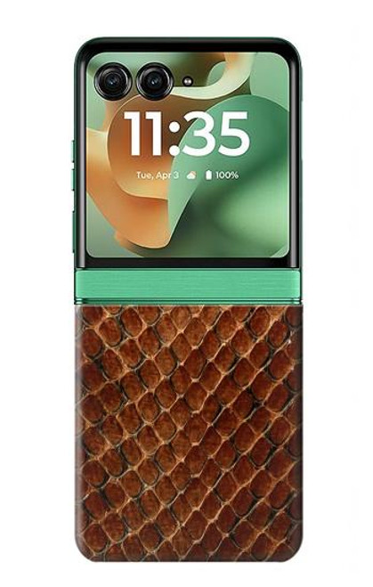S0555 Snake Skin Case For Motorola Razr 60, Razr 2025