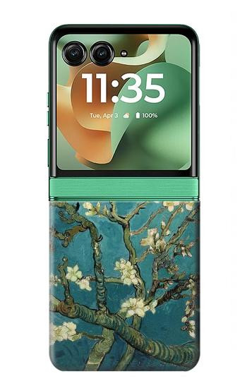 S0842 Blossoming Almond Tree Van Gogh Case For Motorola Razr 70+,60+, Razr+ (2026, 2025, 2024)