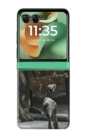 S1288 Dinosaur T Rex Museum Case For Motorola Razr 70+,60+, Razr+ (2026, 2025, 2024)