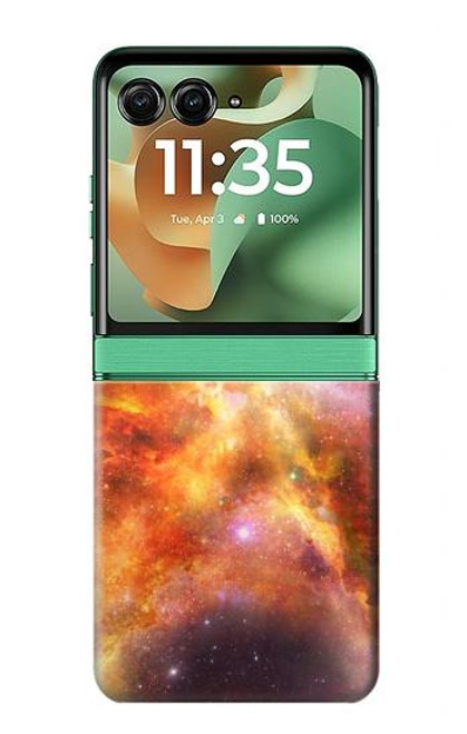 S1963 Nebula Rainbow Space Case For Motorola Razr 60, Razr 2025