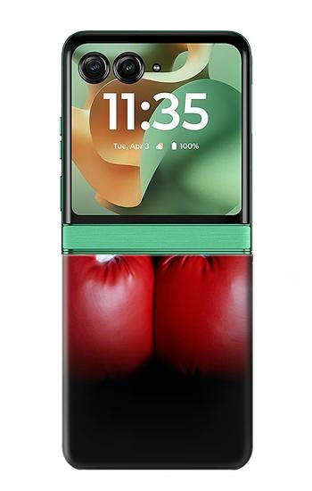 S2261 Businessman Black Suit With Boxing Gloves Case For Motorola Razr 70+,60+, Razr+ (2026, 2025, 2024)