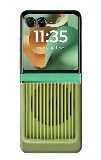 S2656 Vintage Bakelite Radio Green Case For Motorola Razr 60, Razr 2025