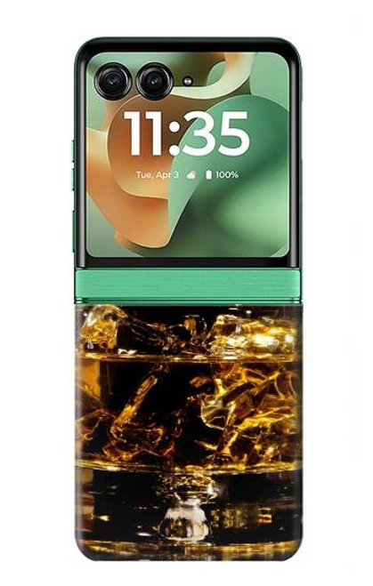 S2742 Ice Whiskey Whisky Glass Case For Motorola Razr 60, Razr 2025