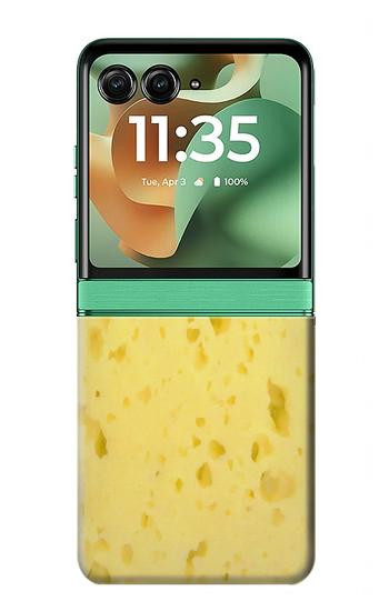 S2913 Cheese Texture Case For Motorola Razr 70+,60+, Razr+ (2026, 2025, 2024)