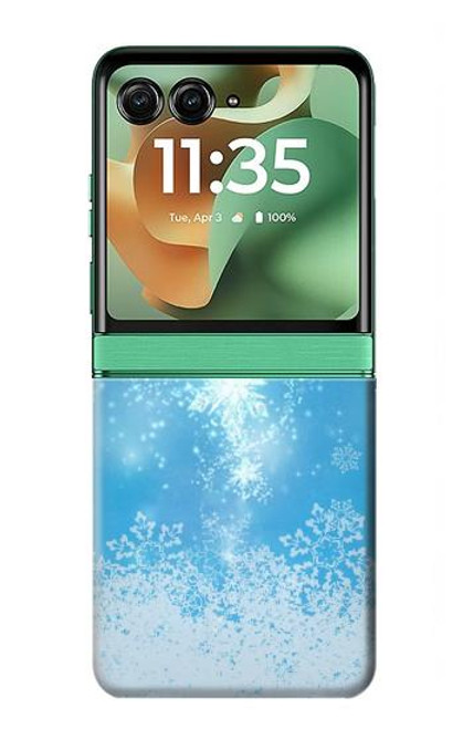 S2923 Frozen Snow Spell Magic Case For Motorola Razr 60, Razr 2025