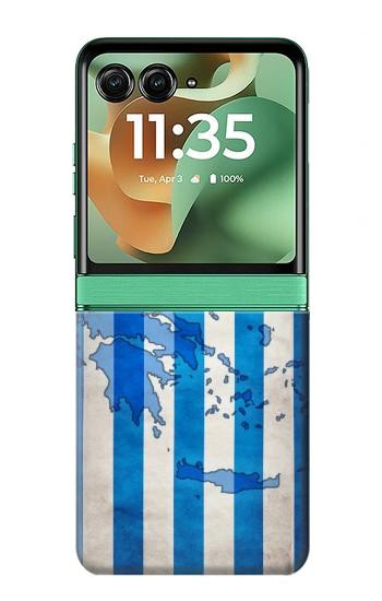 S2970 Greece Football Soccer Case For Motorola Razr 70+,60+, Razr+ (2026, 2025, 2024)