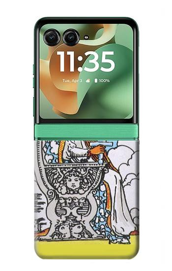 S3068 Tarot Card Queen of Swords Case For Motorola Razr 70+,60+, Razr+ (2026, 2025, 2024)